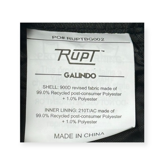 new Rupt ✪ Trex Special Edition Rivin 18L Tech Backpack ✪ Black ✪ Padded Trolley - Picture 4 of 16